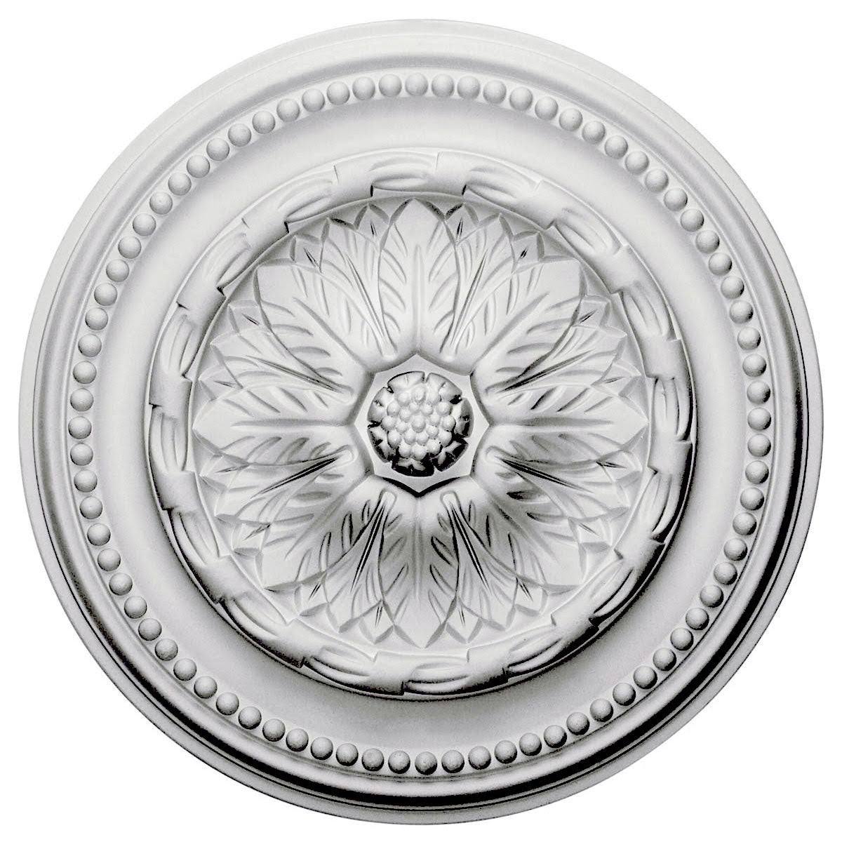 15 3/4 inch x 1 7/8 inch Hand-Painted Ceiling Medallion U6594