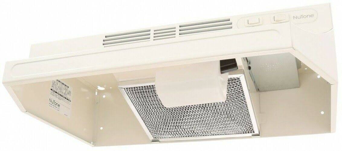24 in. Ductless Under Cabinet Range Hood with Light in Bisque X460059
