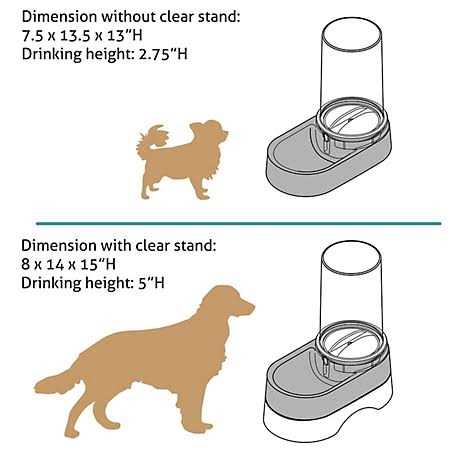Elevated Gravity Pet Water Dispenser I466083