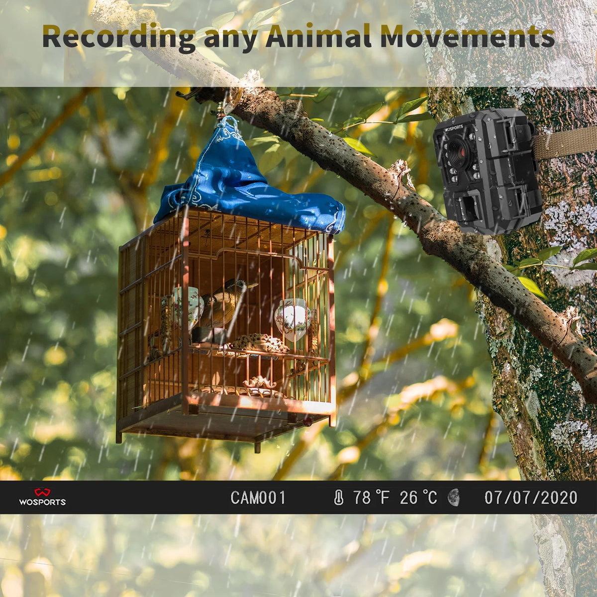 Mini Trail Camera 24MP 1080P Waterproof Infrared U2252