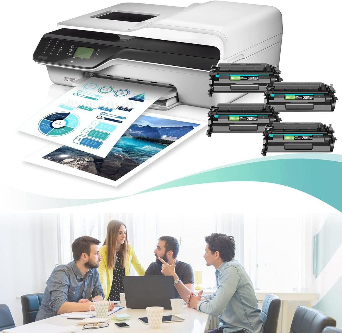 Compatible Toner Cartridge Replacement 4 Black U517