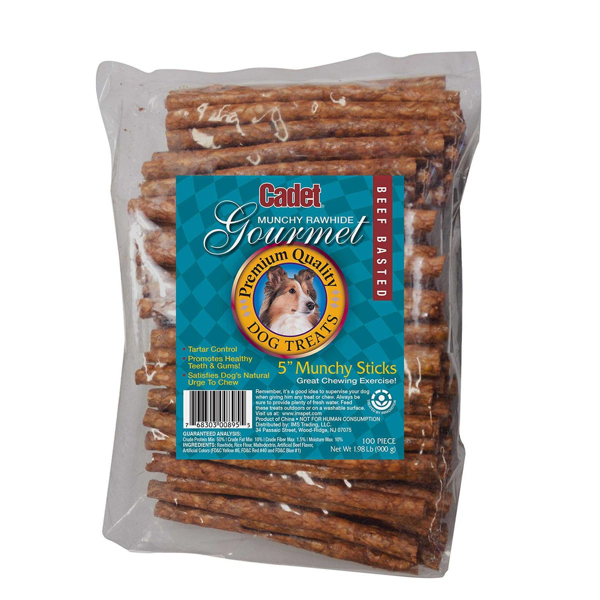 5 Inch Rawhide Beef Sticks G355