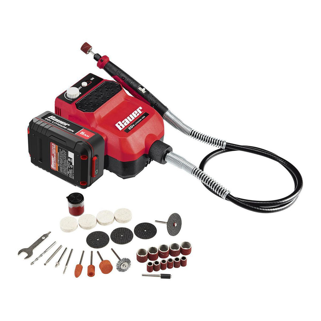20V Cordless Variable-Speed Rotary Tool Kit with Flexible Shaft S9220