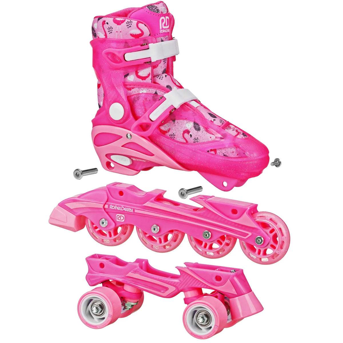Adjustable 2-in-1 Roller and Inline Skates I905