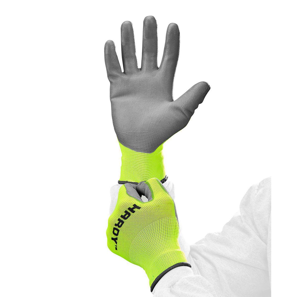 Hi-Vis Polyurethane-Coated Work Gloves U189538