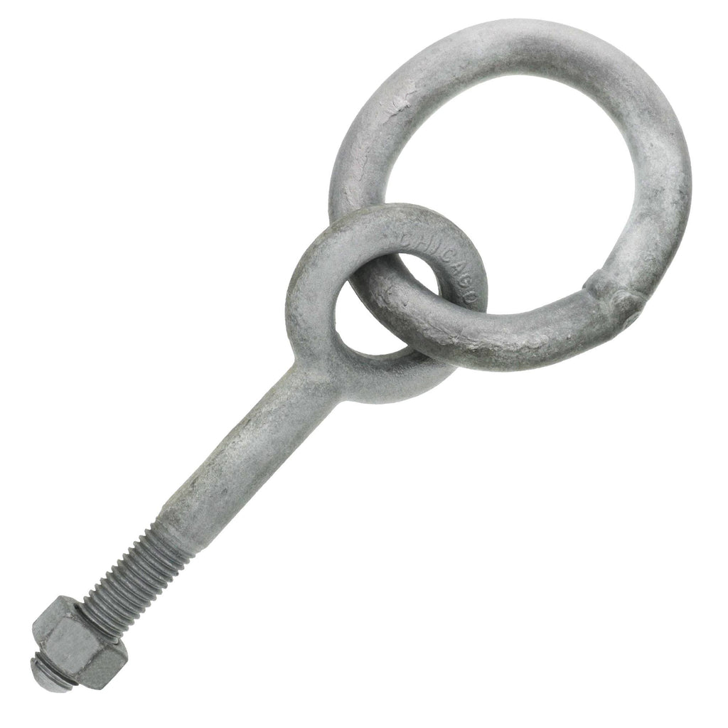 5/8 x 4-1/2 Galvanized Ring Eyebolt M632841