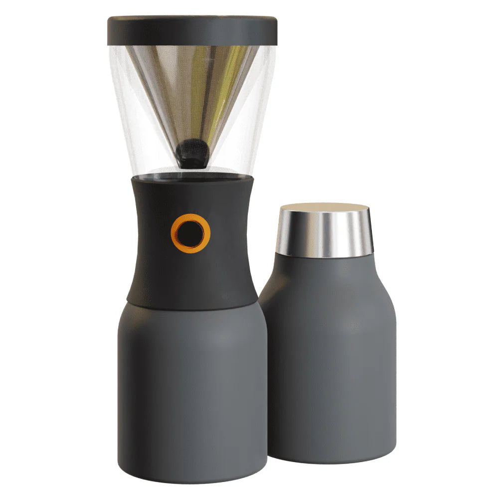 Portable Cold Brew Coffee Maker with 1 Liter Stainless Steel Travel Carafe Q2340