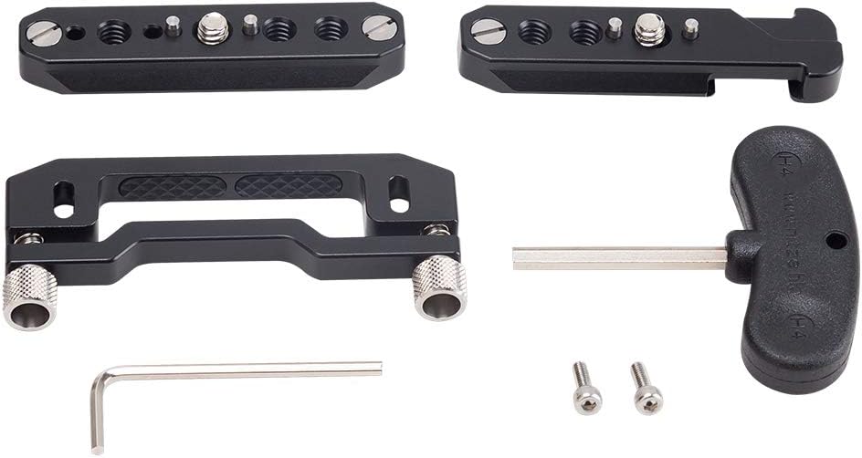 NATO Rails Mounting Plates Kit with HDMI Cable Clamp F395