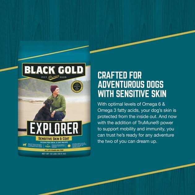 Black Gold Sensitive Skin & Coat Ocean Fish Meal & Oat Recipe Dry Dog Food S5900
