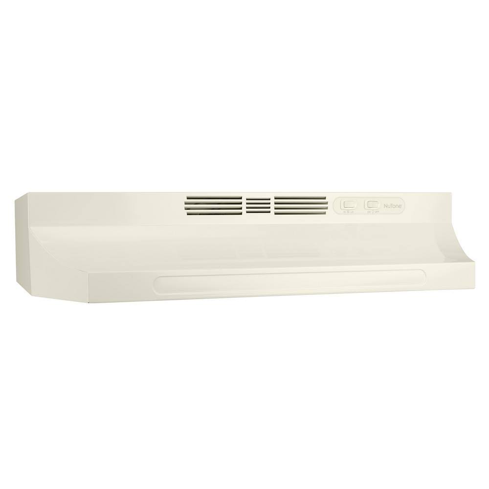 24 in. Ductless Under Cabinet Range Hood with Light in Bisque X460059