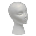 12 Pack Foam Mannequin Wig Head Display A136