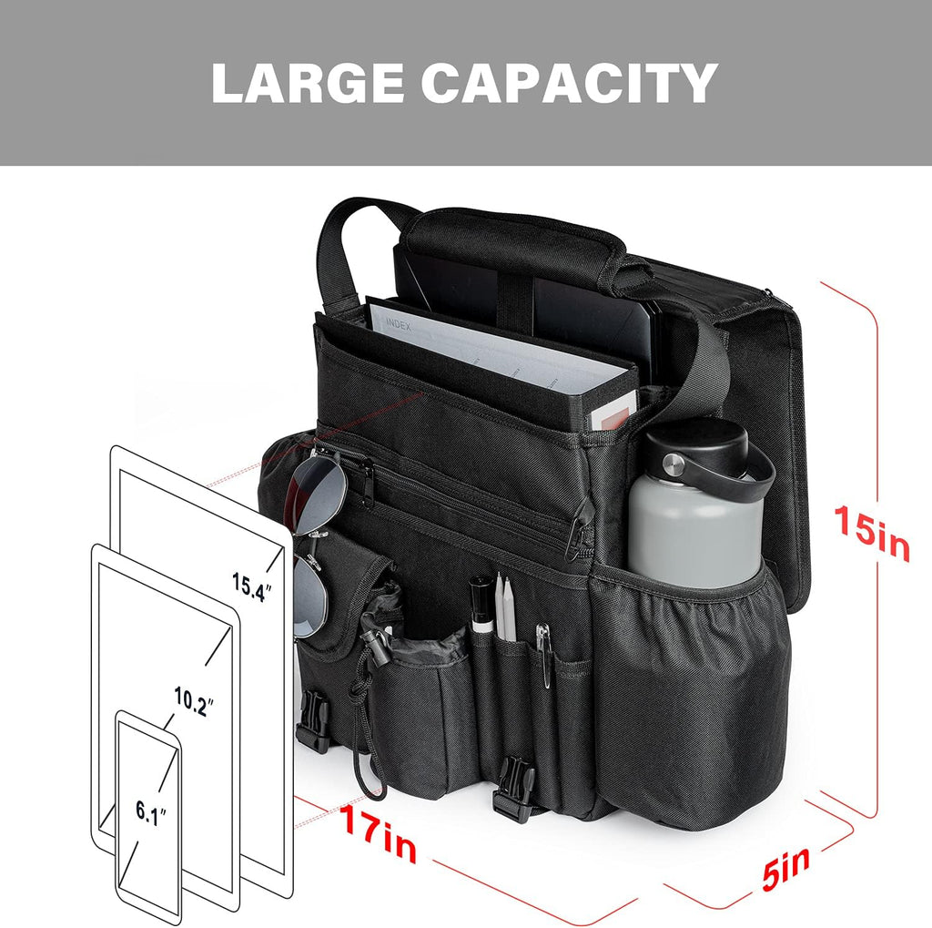 Black Car Front Seat Organizer E254