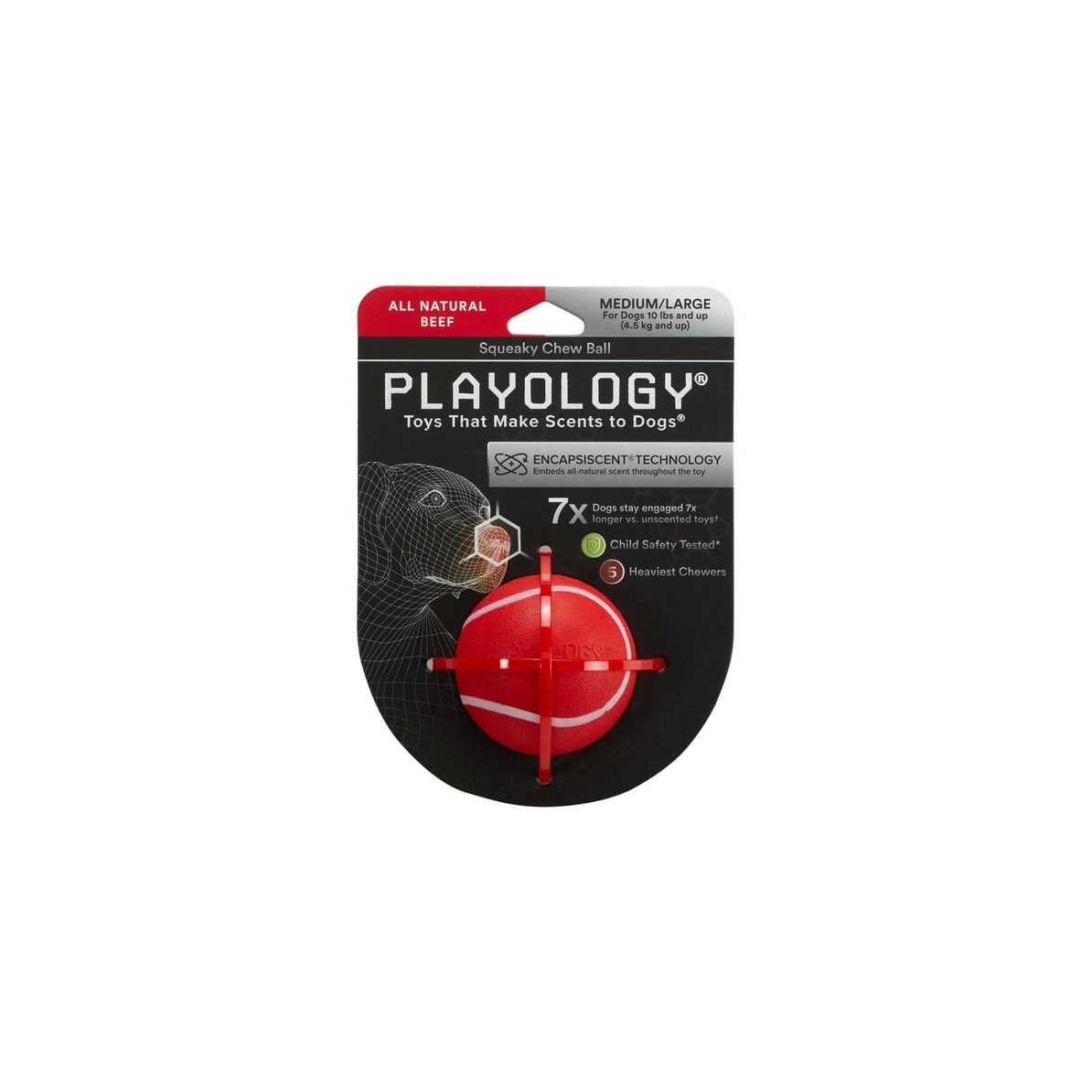 Squeaky Chew Ball Dog Toy M8647