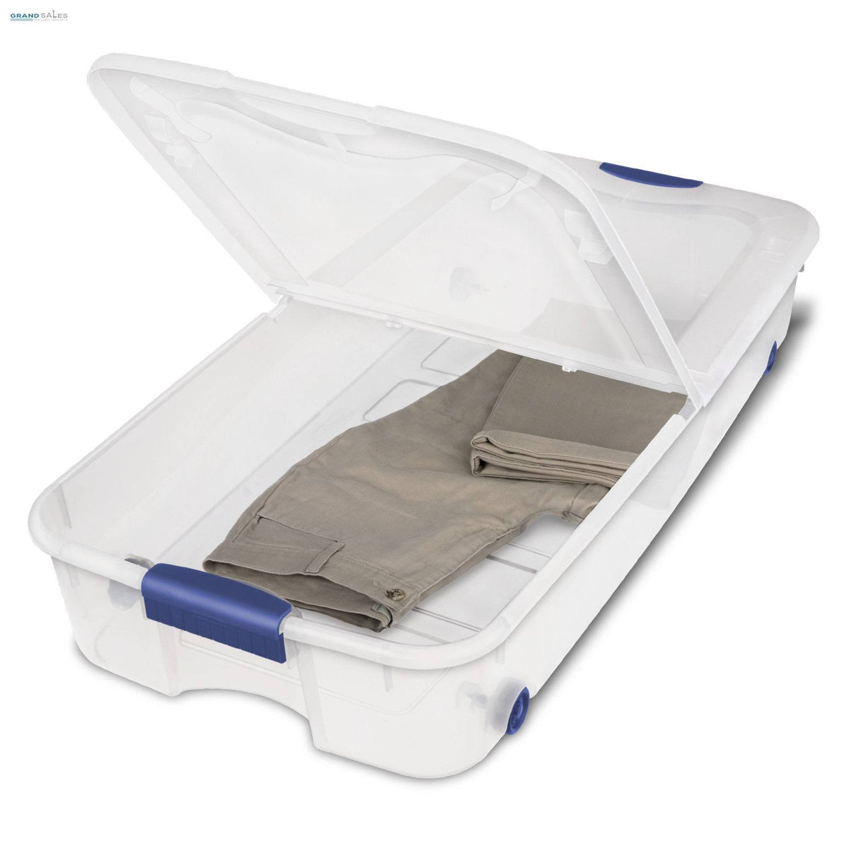 66 qt. Ultra Storage Box Stadium Blue Case of 4 B252