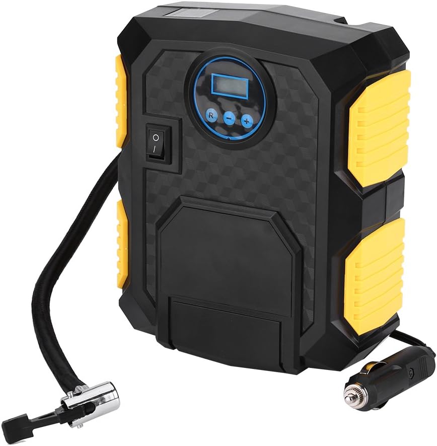 12V Digital Portable Car Tire Inflator Pump 150PSI Q797372