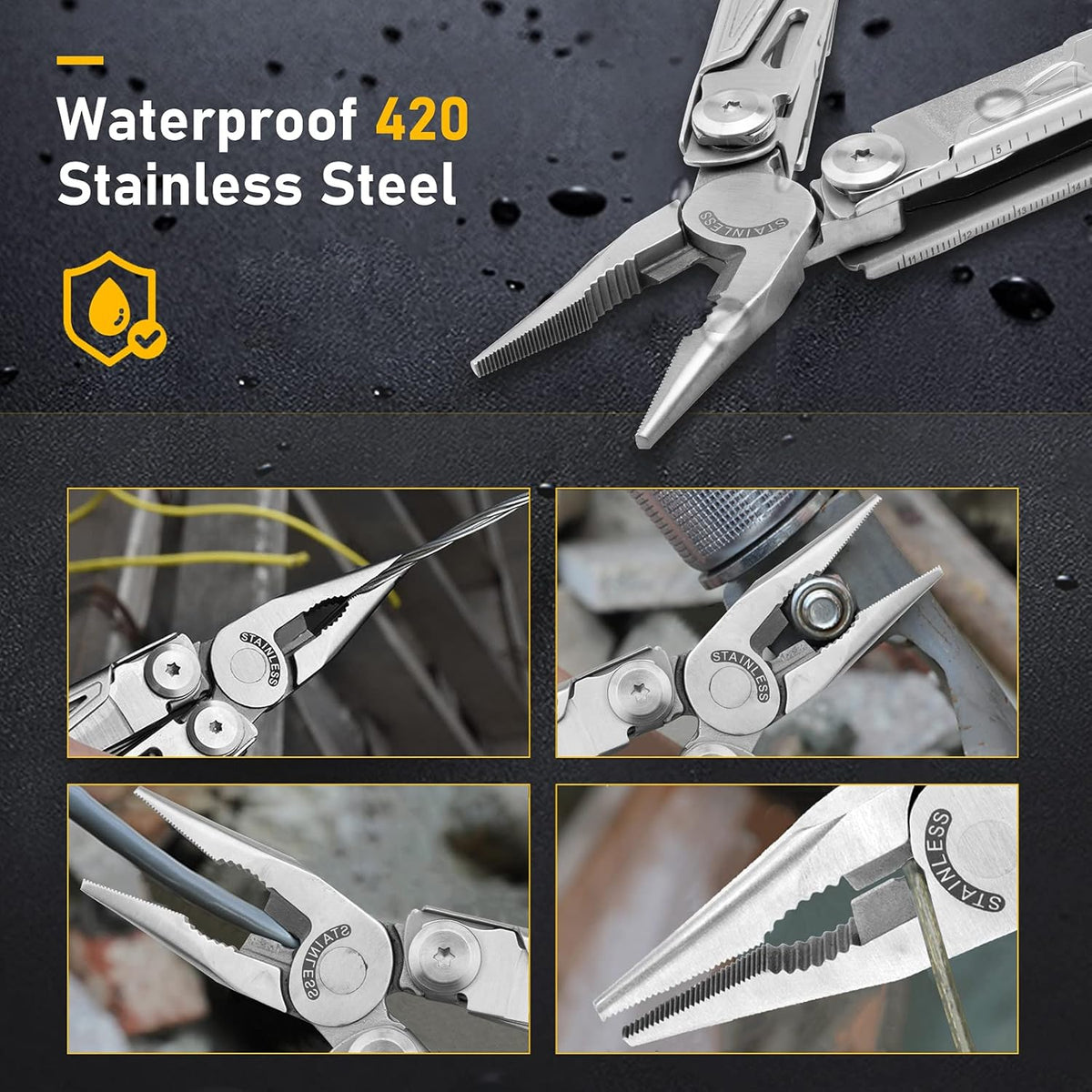 19-in-1 Stainless Steel Multitool P290