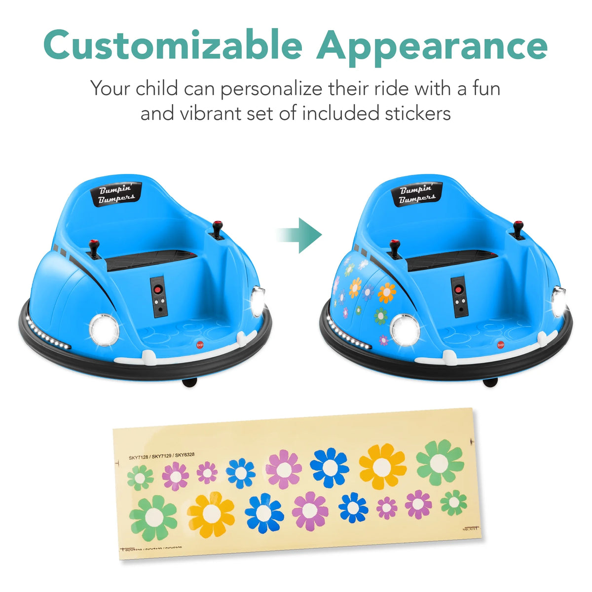 6V Kids Ride On Bumper Car with Remote Control C711915