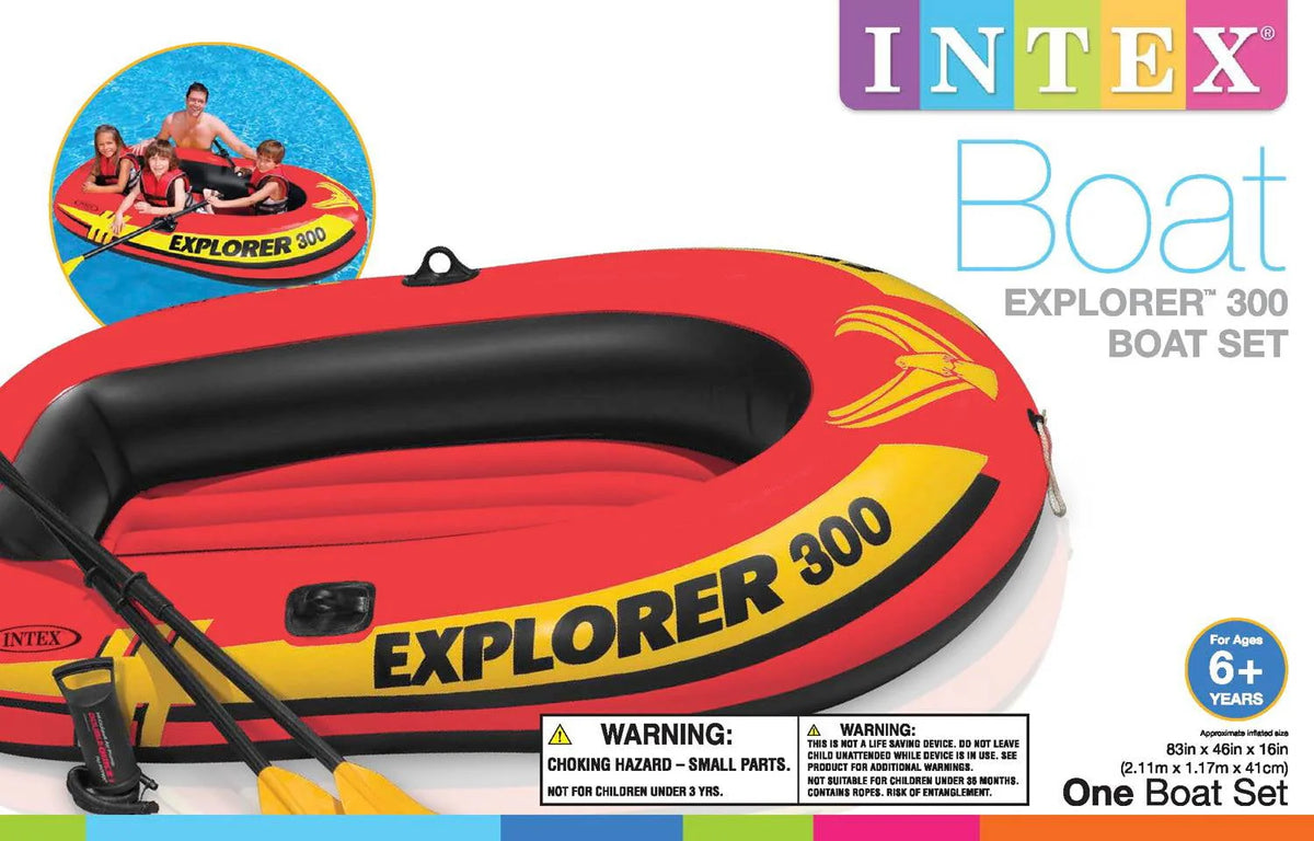 Compact Inflatable Three Person Raft Boat H763224