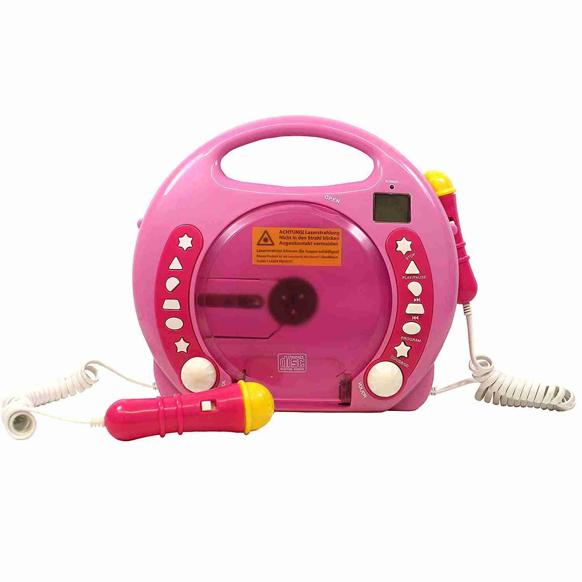 Portable CD USB SD Player with 2 Microphones I123
