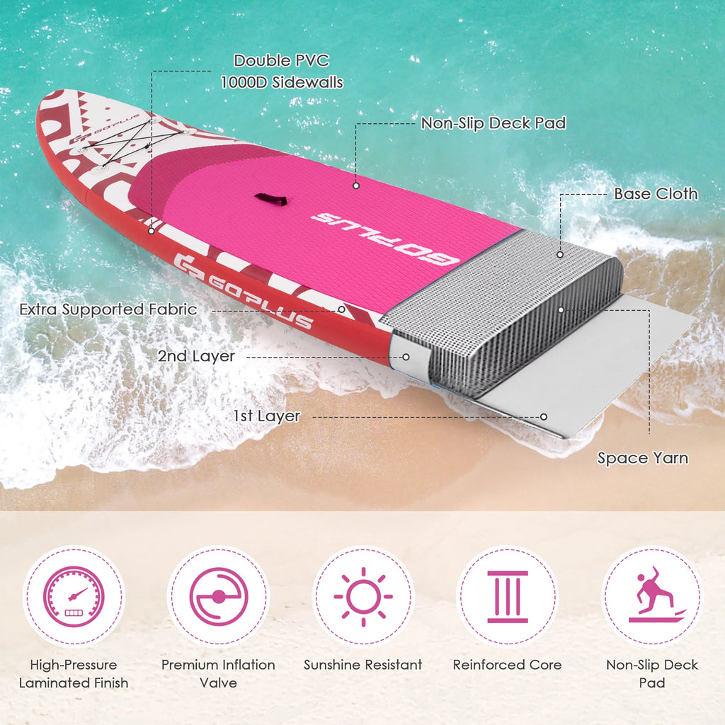 11' Inflatable Stand Up Paddle Board O6854