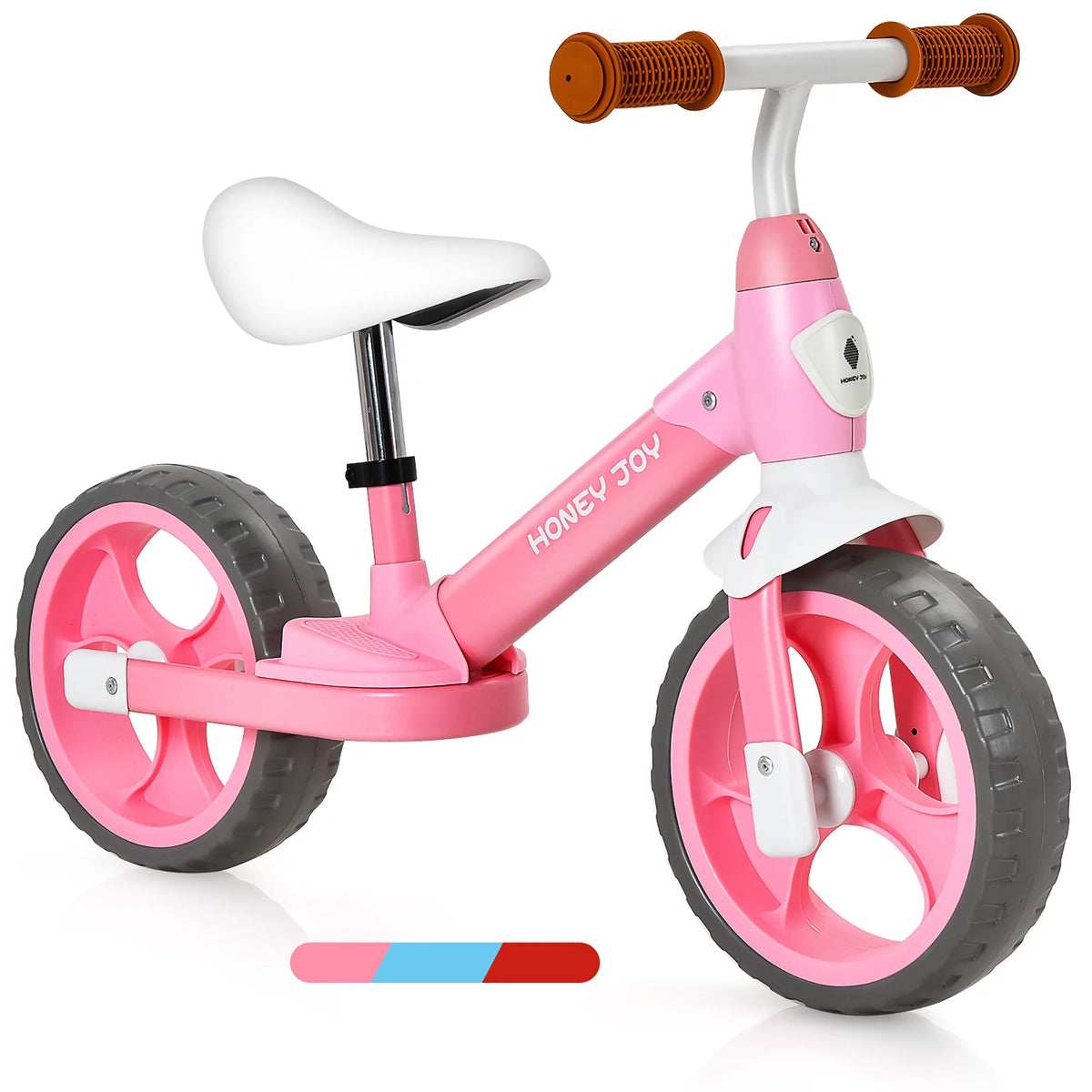 Kids Balance Bike Toddler Training Bicycle Red X436616