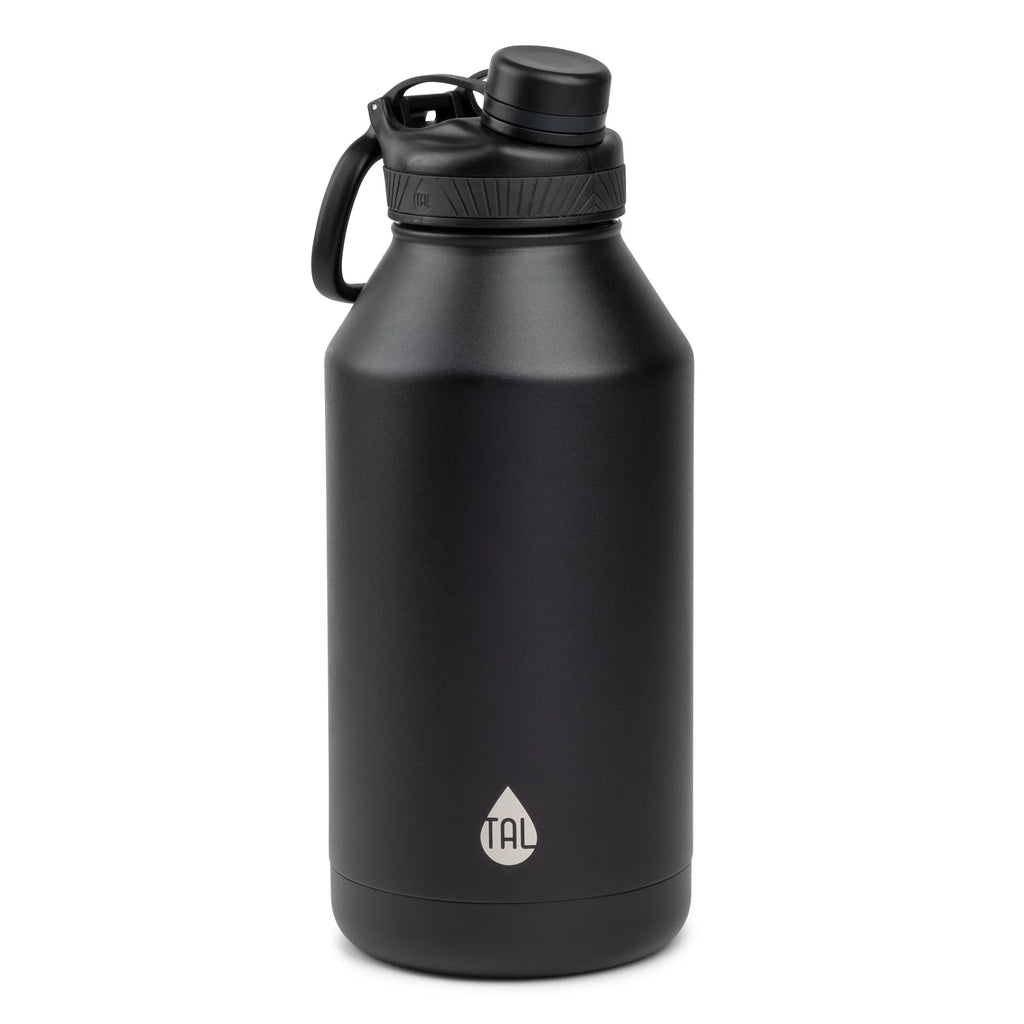 Stainless Steel Water Bottle 64 fl oz, Black T2599