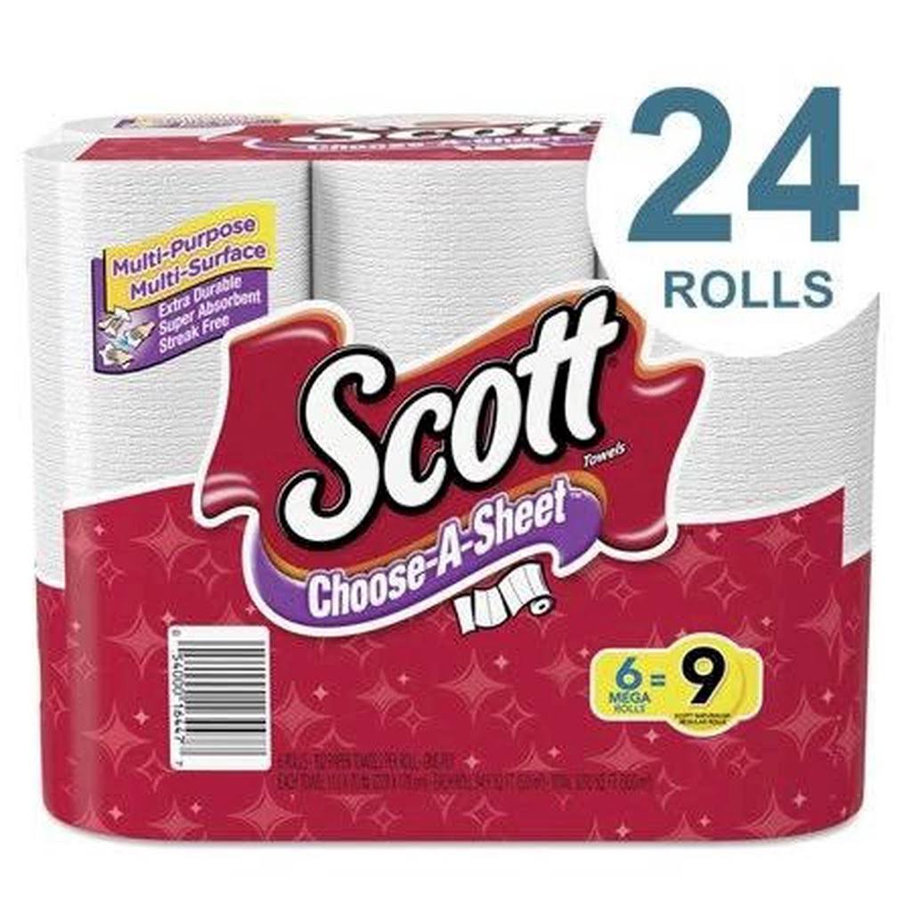 White Mega Roll Paper Towels 6 Rolls M798403