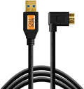 USB 3.0 to Micro-B Right Angle Cable, 15' (4.6m), High-Visibility Orange C928911