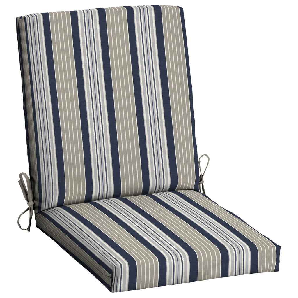 Multi-color Stripe Patio Chair Cushion N207