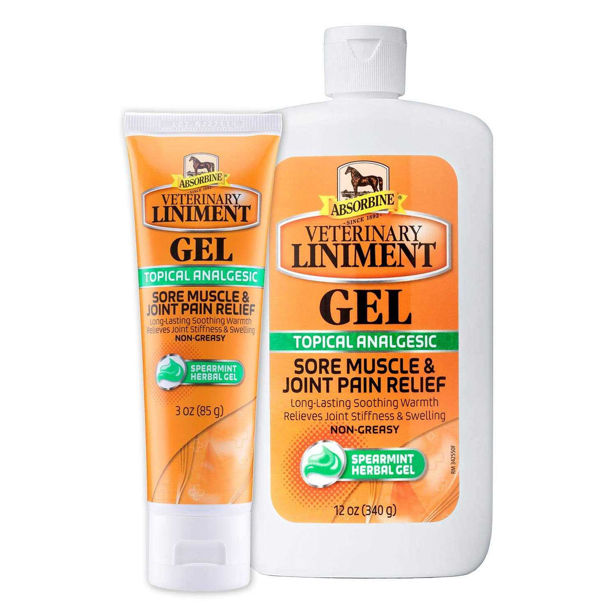 Veterinary Liniment Gel Topical Menthol Analgesic Rub O1381