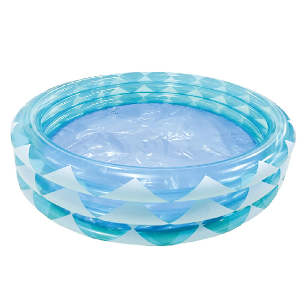 Blue Soft-Sided Round Inflatable Kiddie Pool B153541