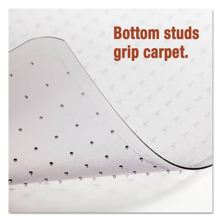 Clear Rectangular Chair Mat for Low Pile Carpet Z218962
