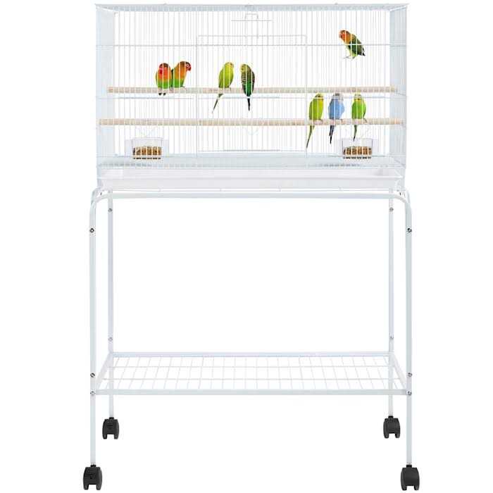 47 Bird Cage with Slide-Out Tray and Rolling Stand W748502