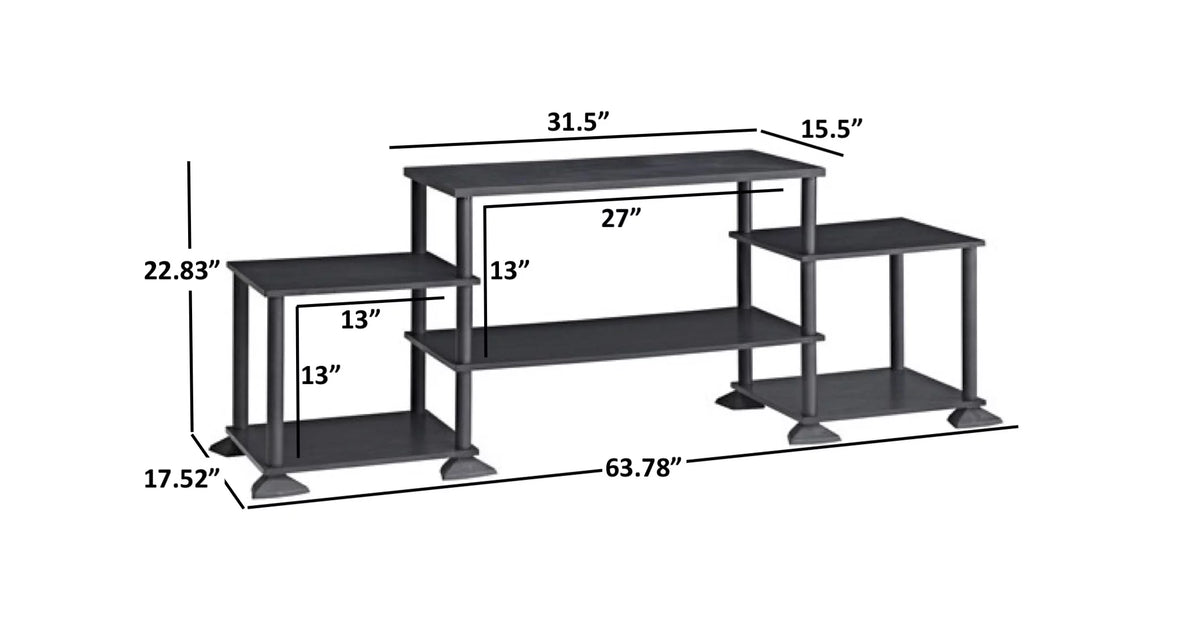 True Black Oak Entertainment Center X77170