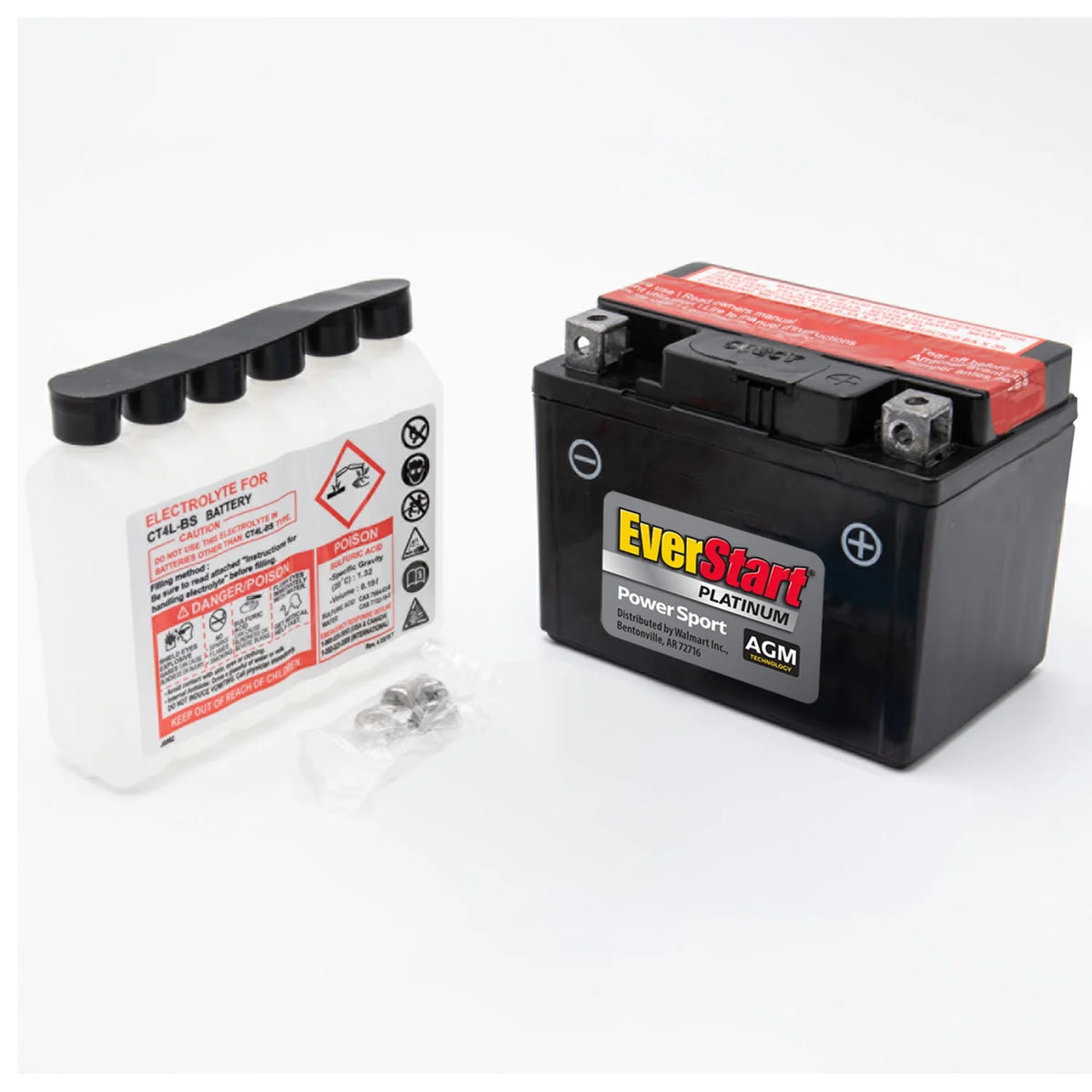 AGM Power Sport Battery Group Size 4LBS 12 Volt 50 CCA Q860822
