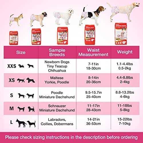 Disposable Female Dog Diapers Super Absorbent D25379
