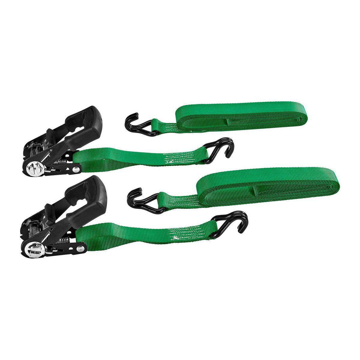 700 lb. Capacity 1-1/4 in. x 16 ft. Ratcheting Tie-Downs 2-Pack U527769