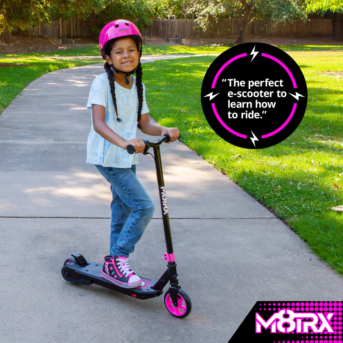 Pink 12V Electric Scooter Q83017