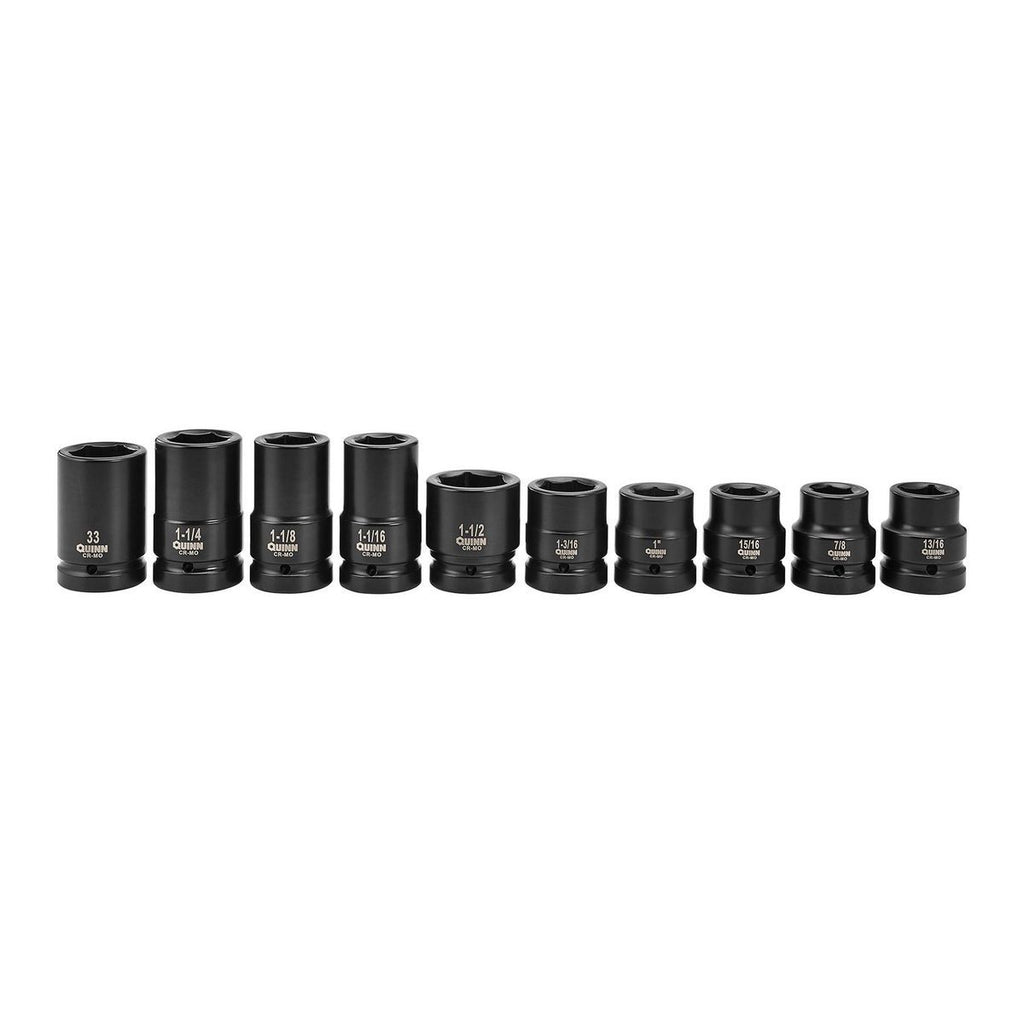 1 in. Drive SAE and Metric Impact Set, 10-Piece I405218
