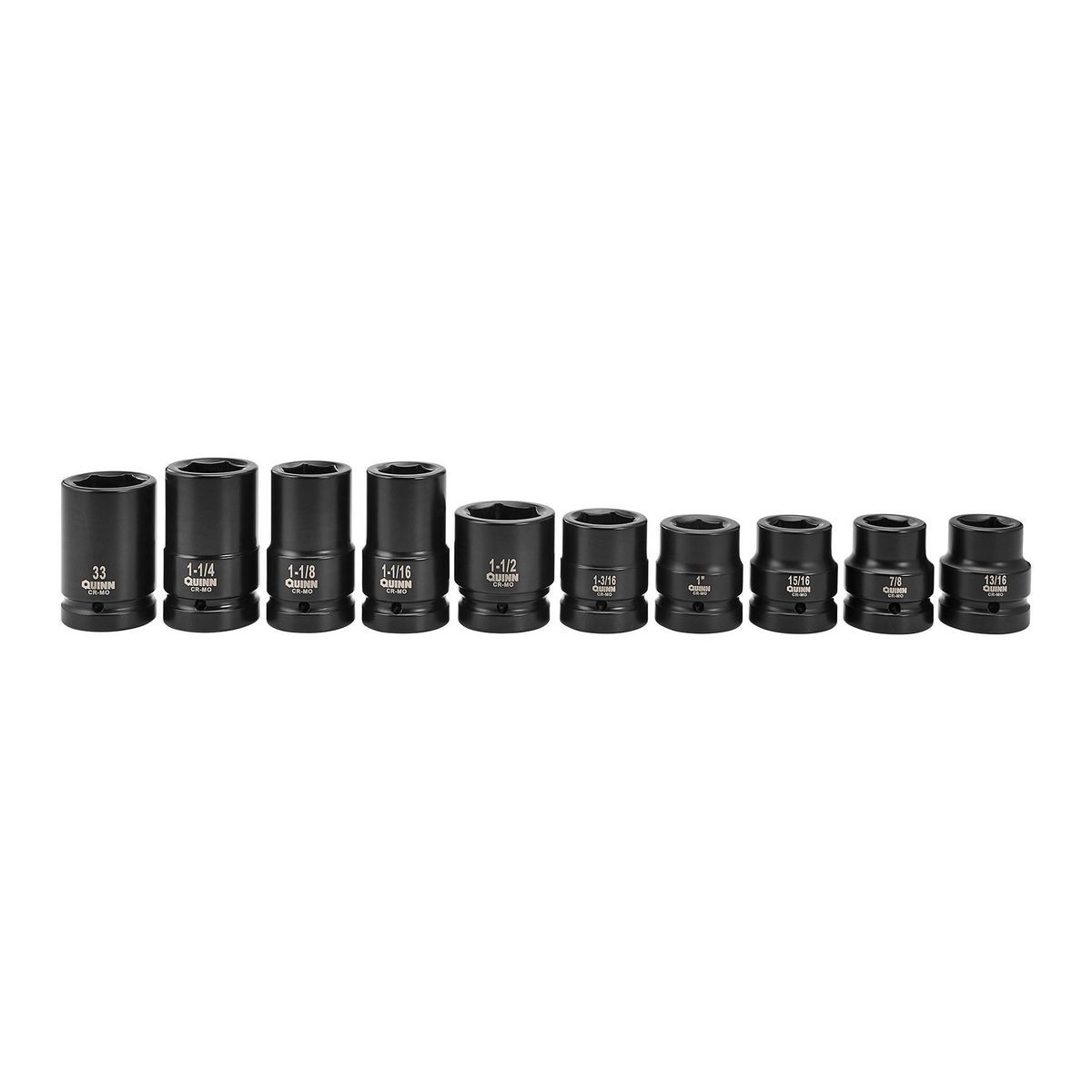 1 in. Drive SAE and Metric Impact Set, 10-Piece I405218