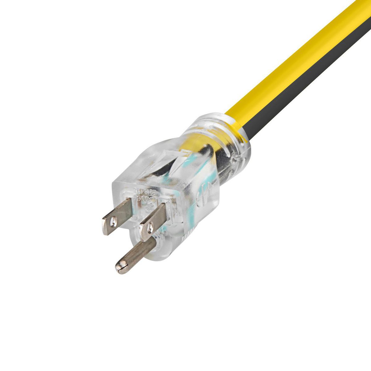 100 ft. 12/3 Gauge Multiple Outlet Extension Cord with Indicator Light, Yellow, Black Z35281