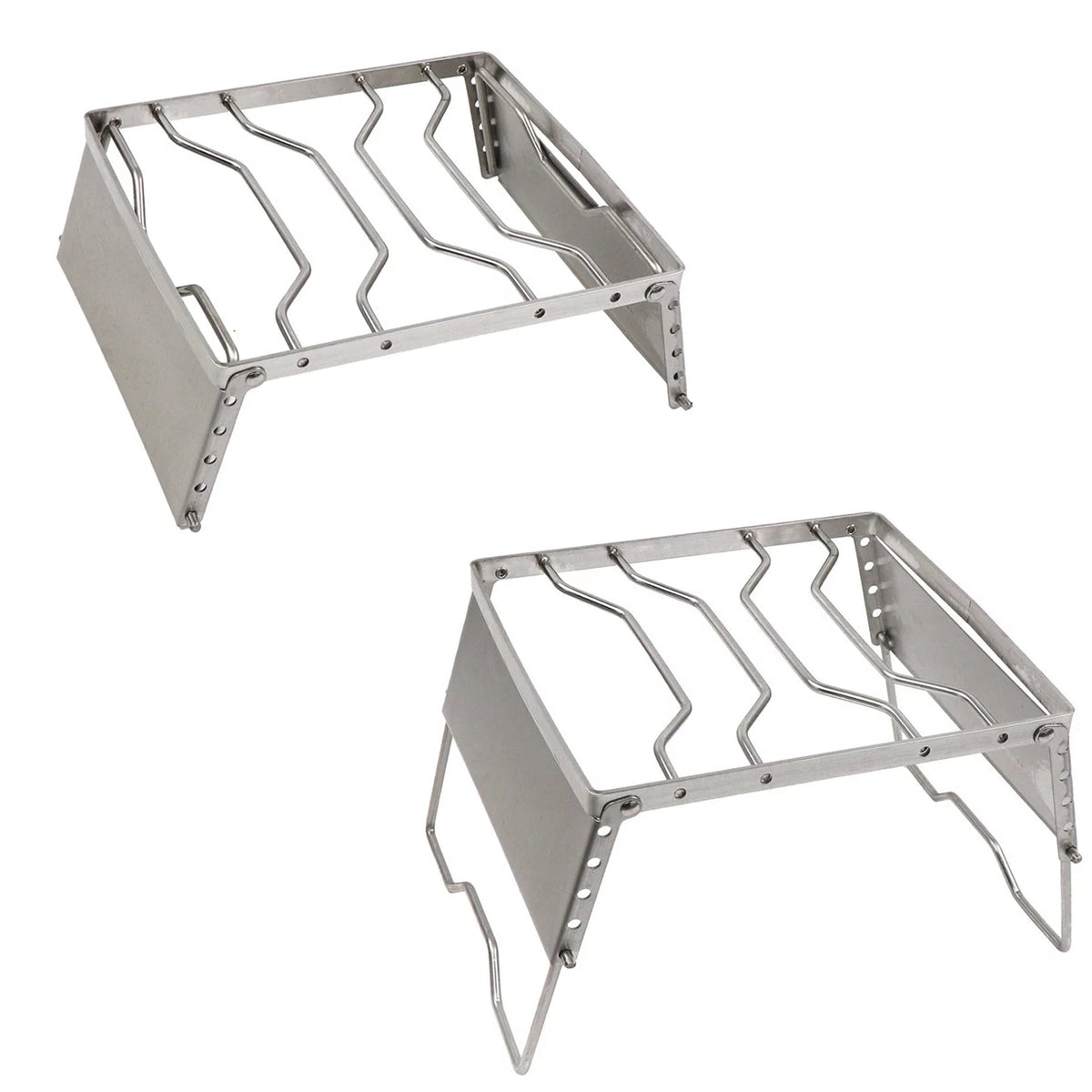Folding Portable Charcoal Grill Stainless Steel BBQ X2776