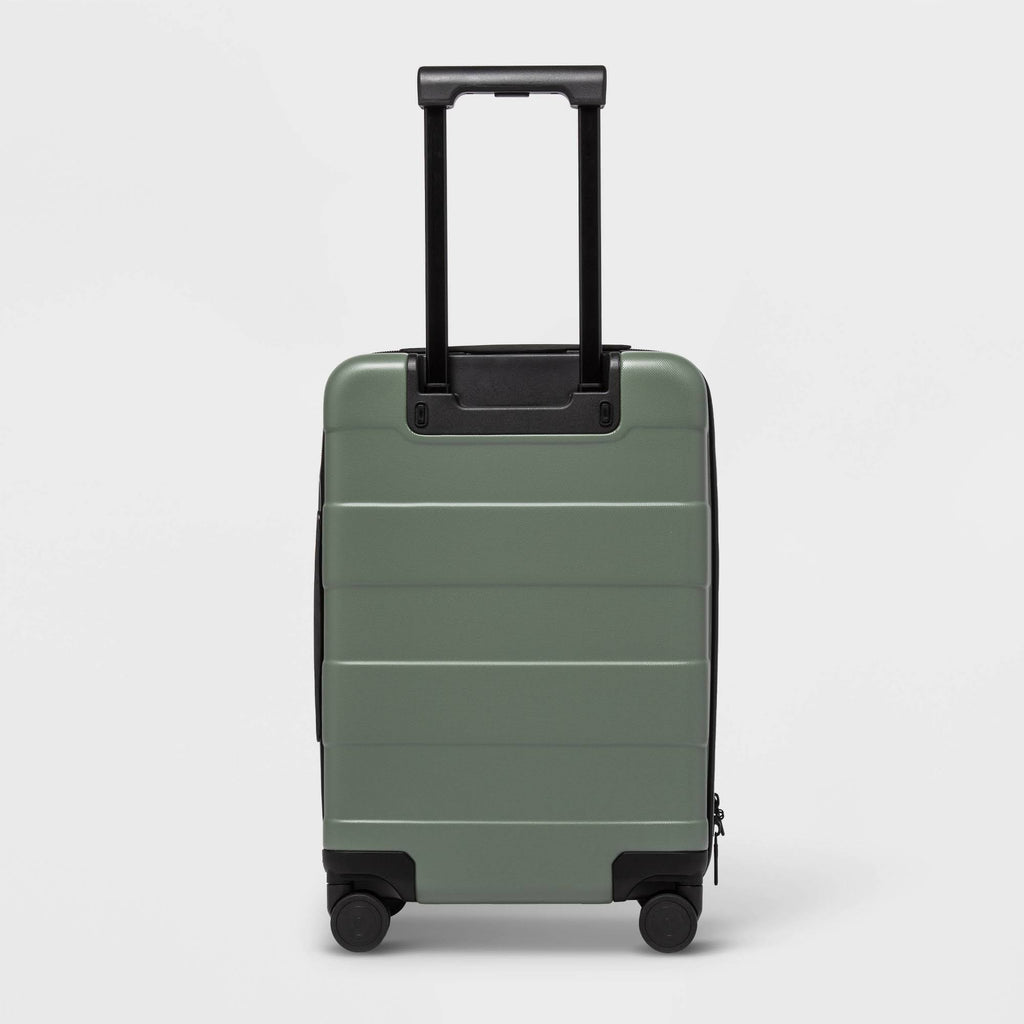 20x22 Carry on Spinner Suitcase Green A2971