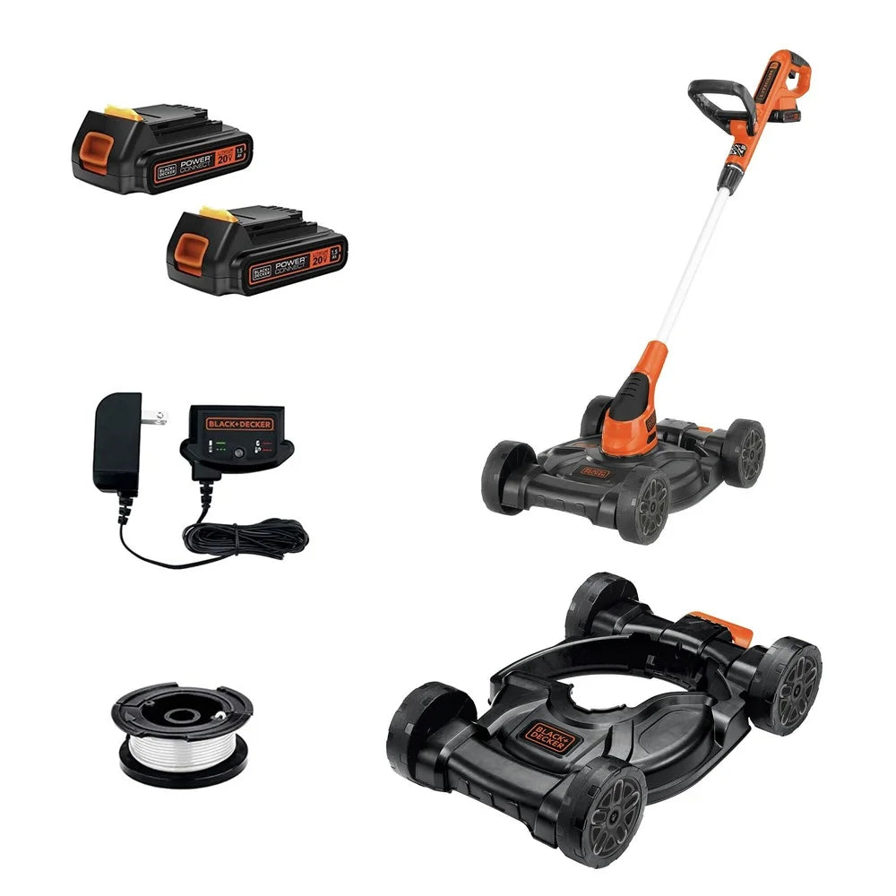 20V MAX Cordless 12 Lithium-Ion 3-in-1 Trimmer/Edger and Mower H6706