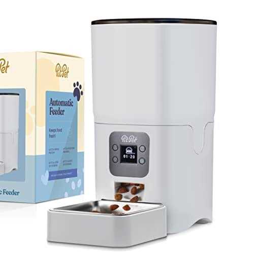 6-L Automatic Cat Food Dispenser with LCD Screen C624