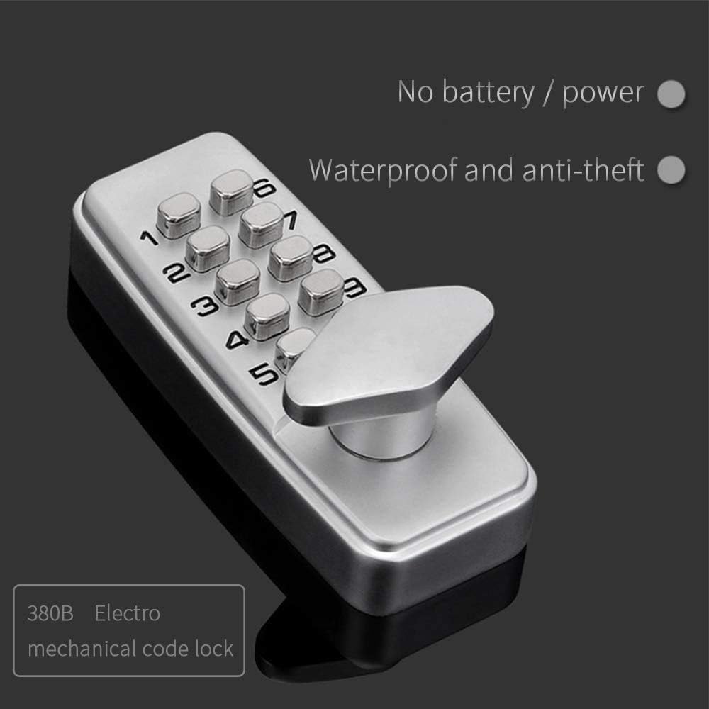 Keyless Entry Door Lock Deadbolt with Keypads Waterproof Mechanical Combination A34803