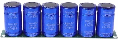 6Pcs 2.7V 500F Super Capacitor with Protection Board U8224