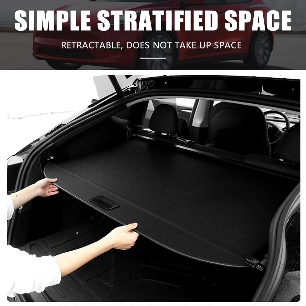 Tesla Model Y Retractable Waterproof Cargo Cover F22291