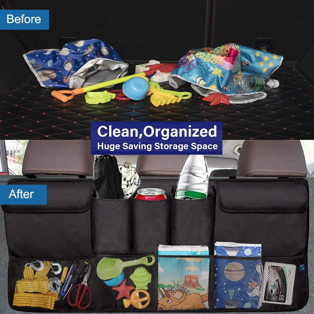 Trunk Organizer Car Storage with 5 Deep Pockets W414760