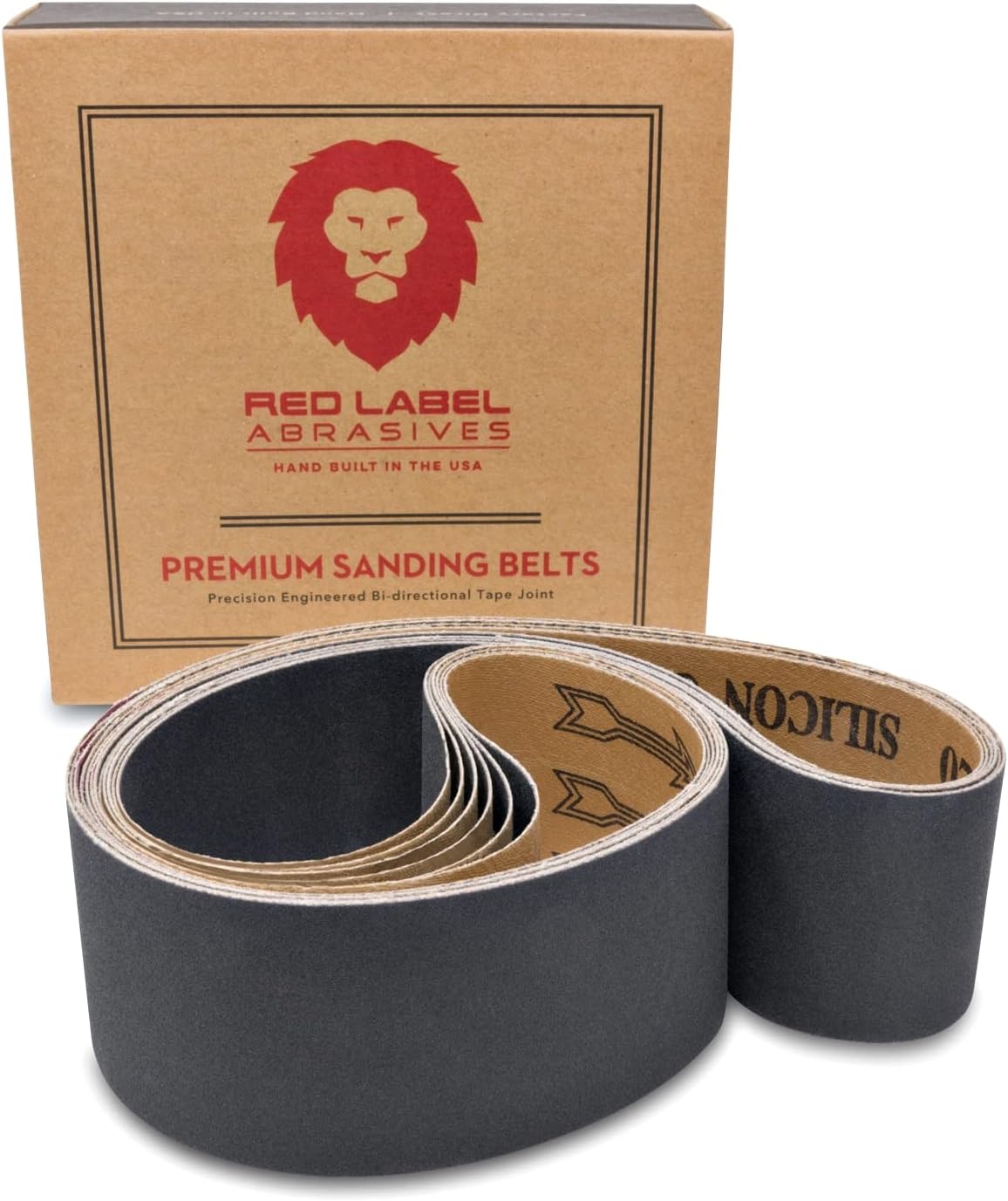 2 X 42 Inch Silicon Carbide Extra Fine Grit Sanding Belts 6 Pack X853